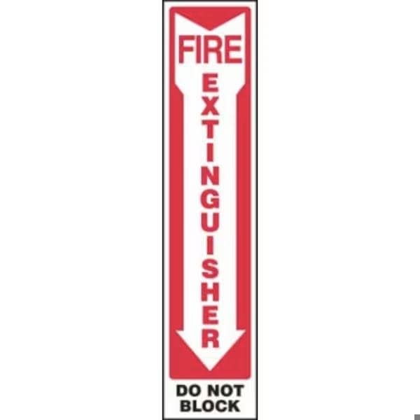 Accuform Safety Sign FIRE EXTINGUISHER DOWN SHMFXG580XT SHMFXG580XT - main